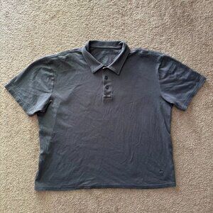 Propper Polo Shirt Mens XL Short Sleeve Spread Collar Grey Egyptian Cotton